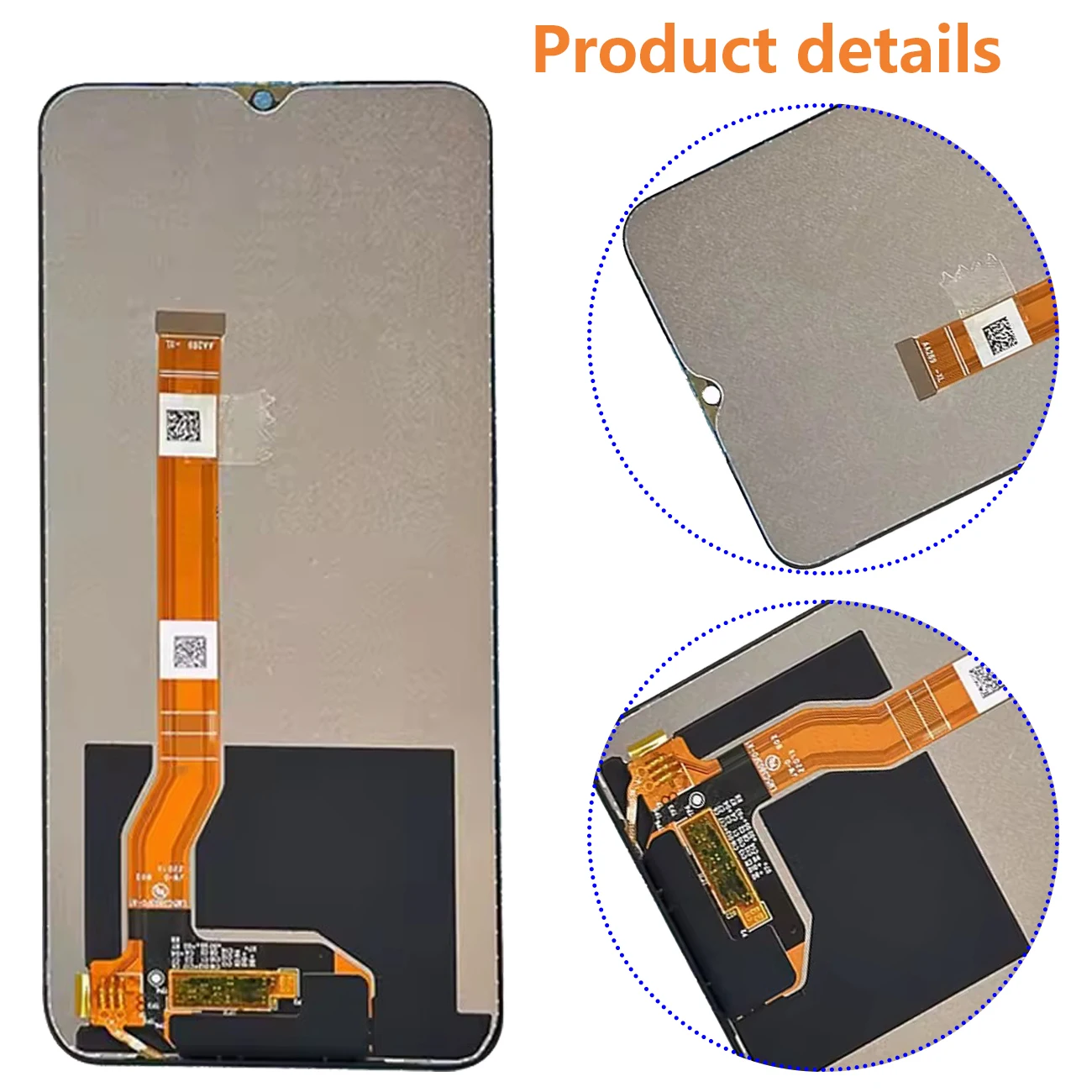 Pantalla For Oppo A17 CPH2477 LCD Display A17k CPH2471 Screen Full With Frame Touch Panel Digitizer Replacement Repair Parts