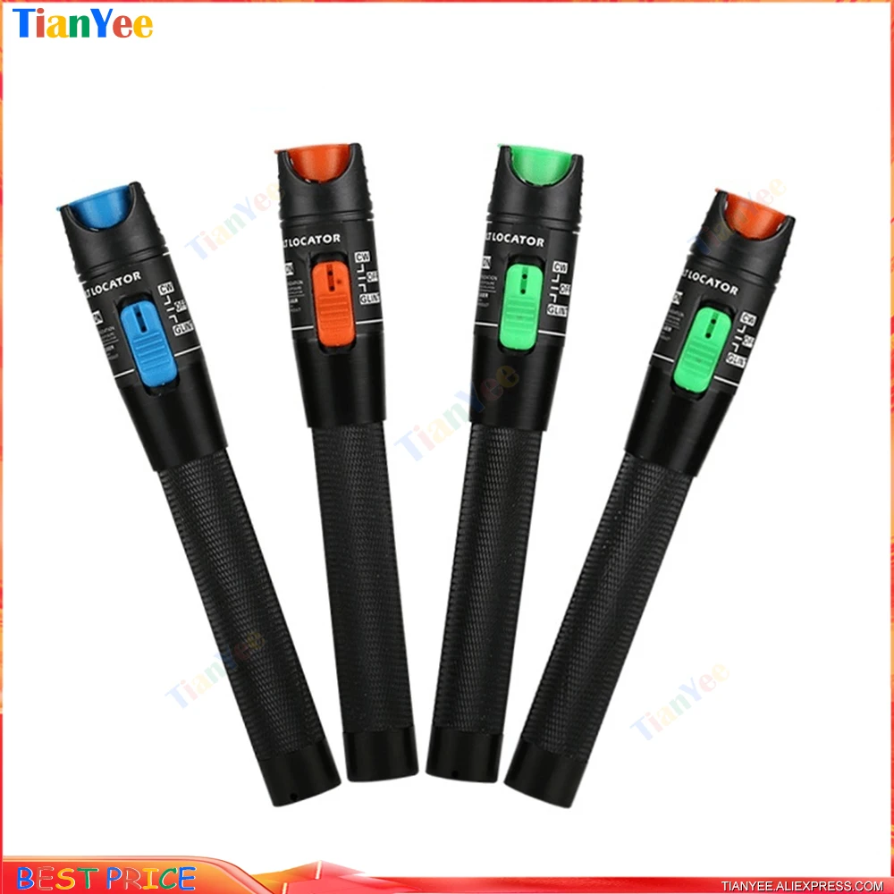 1 ~ 30MW Fiber Optic Tester Pen Type Red Laser Light Visual Fault Locator for Type SC/FC/ST 1mw/5mw/10mw/20mw/30mw