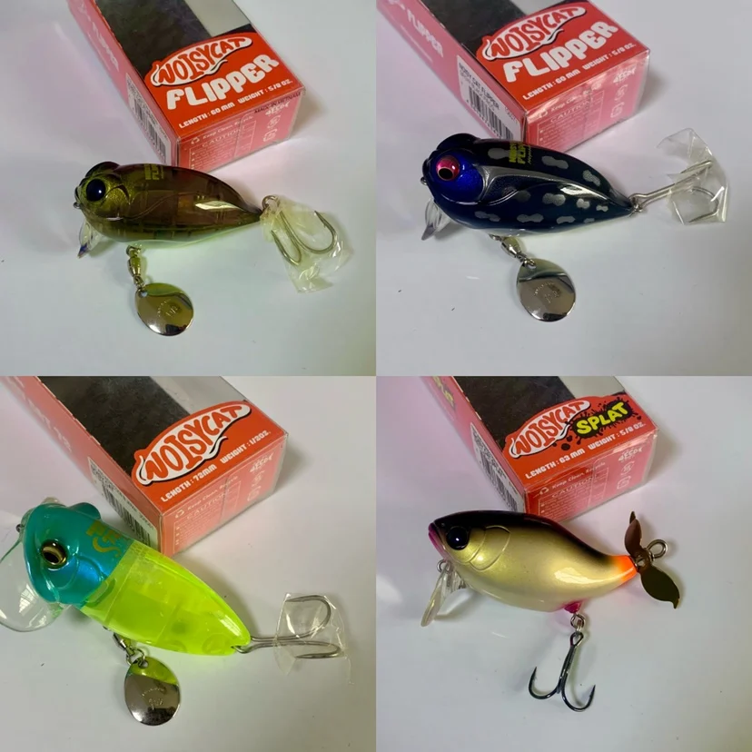 Japan's Original Megebass NOISYCAT Water Surface Perch Luya Bait