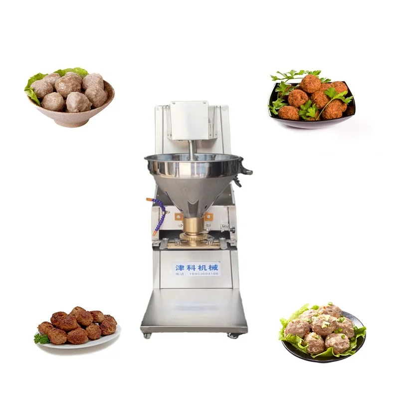 

Automatic Cored Pills Meatball Forming Machine Commercial Fishball Meat Ball Machine Maker Crab Meat Ball Machine