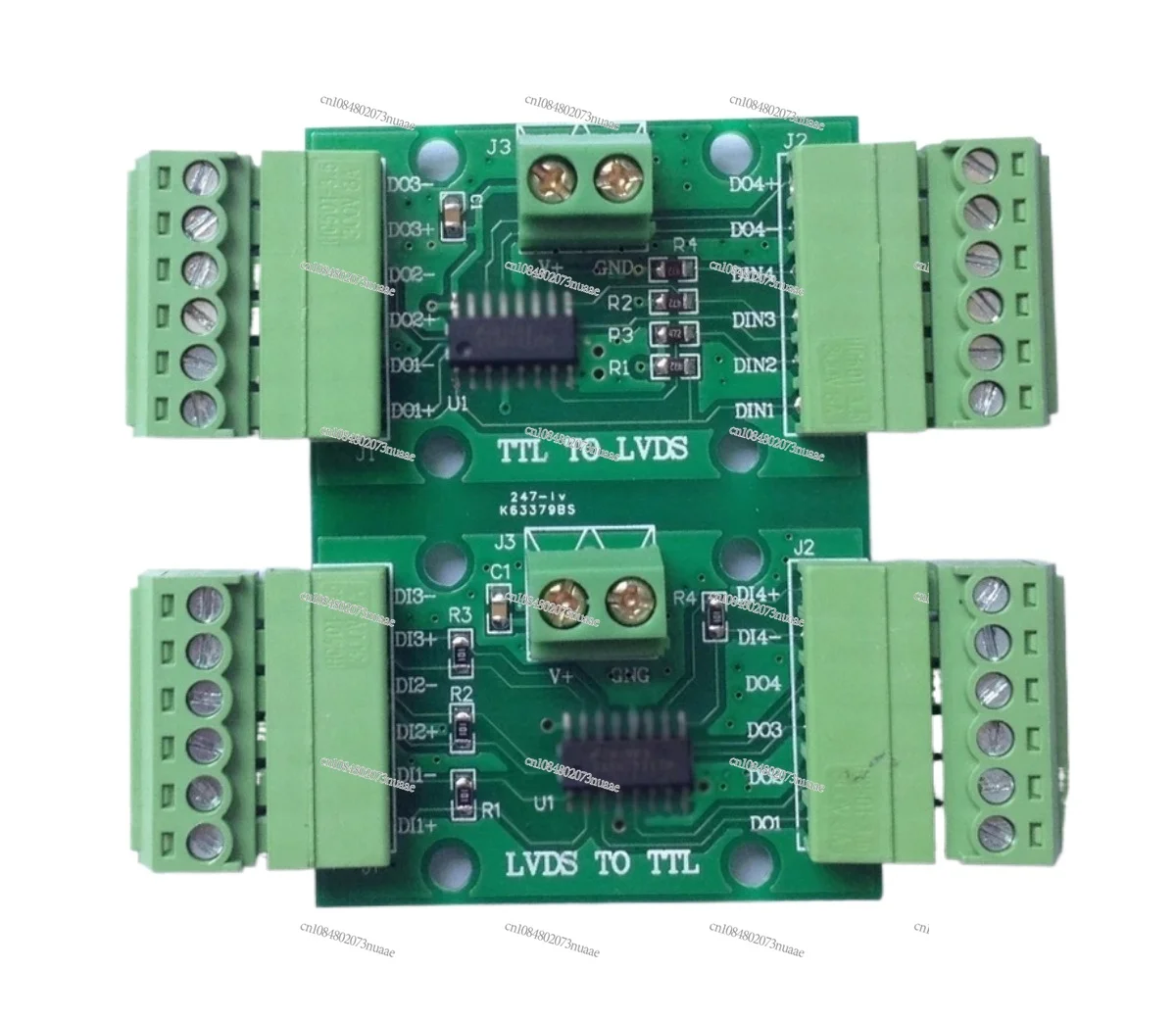 Bidirectional Signal Conversion Module, Supports LVDS To TTL and TTL To LVDS Signal Conversion