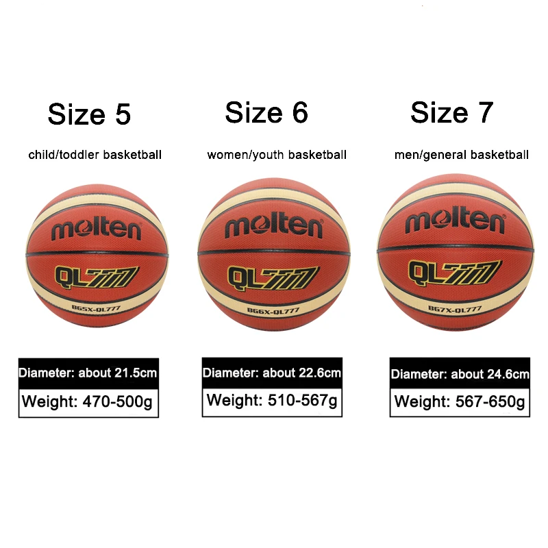 Nuovo pallone da basket originale fuso taglia 7/6/5 materiale PU di alta qualità Outdoor Indoor uomo donna Training Match Balls Baloncesto