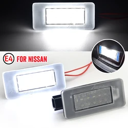 2Pcs Canbus LED License Number Plate Light Lamp For Nissan Serena C27 Altima Suzuki Landy Dacia Duster 2018 2019 2020 2021