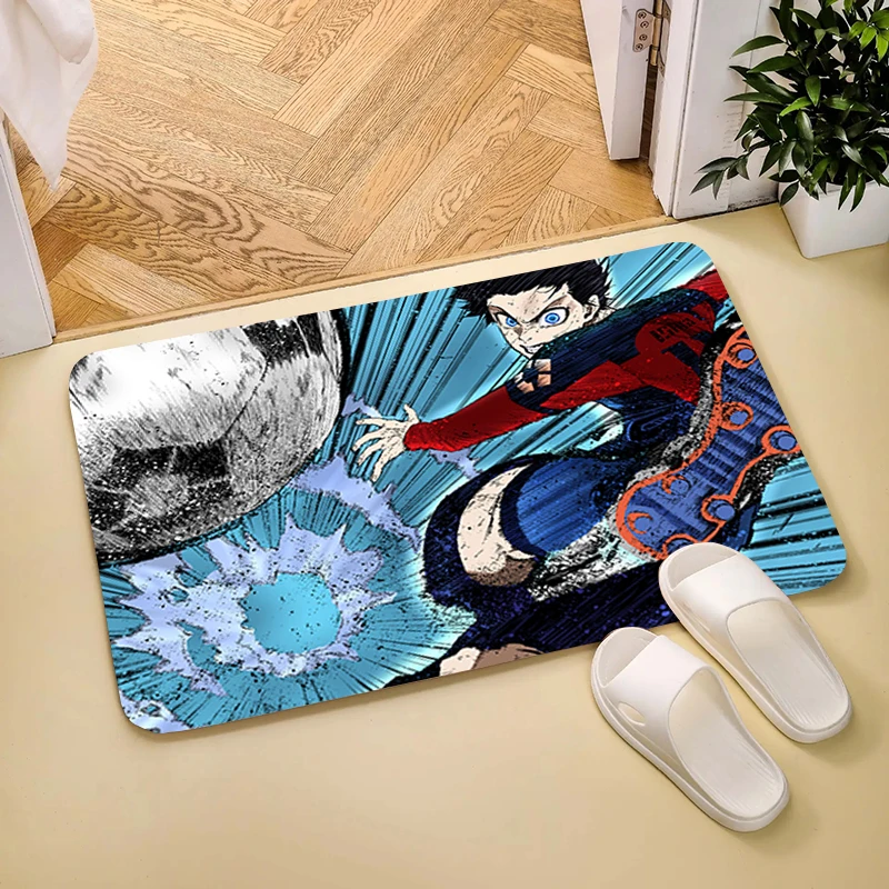 Blue Lock Carpets Foot Mat Kitchen Carpet Room Rugs Doormat Entrance Door Balcony Home Rug Mats Bathroom Bath House Floor Living