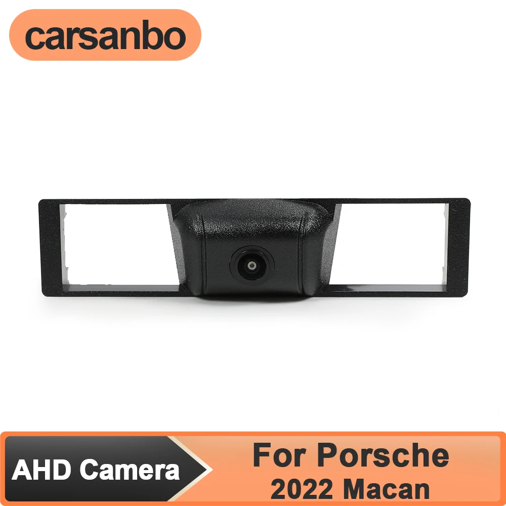 

Carsanbo AHD 1080P 150° Fisheye Vehicle Front View Camera for Car Porsche 2022 Macan Night Vision Waterproof Parking Monitoring