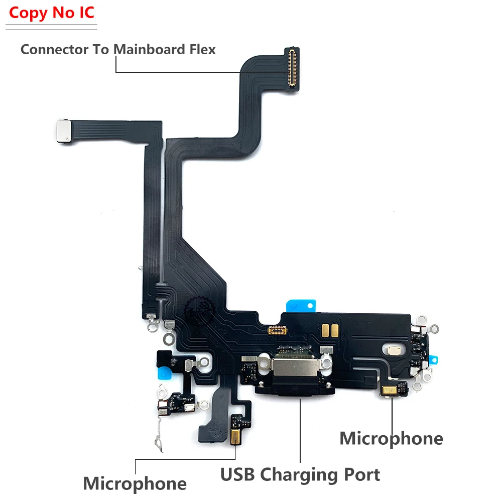 NEW USB Charger Port Socket Board Dock Flex Cable For iPhone 13 / 13 Pro Phone Parts With Microphone And Headphone Audio Jack