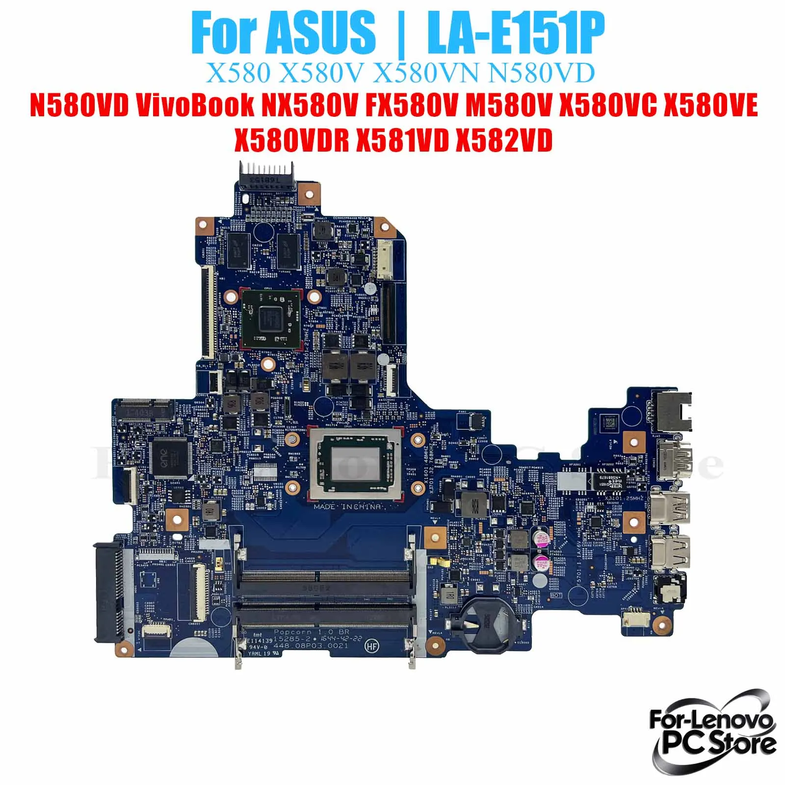 

LA-E151P For DELL Latitude Latitude 5580 LA-E151P Mainboard 100% Tested Laptop Mainboard