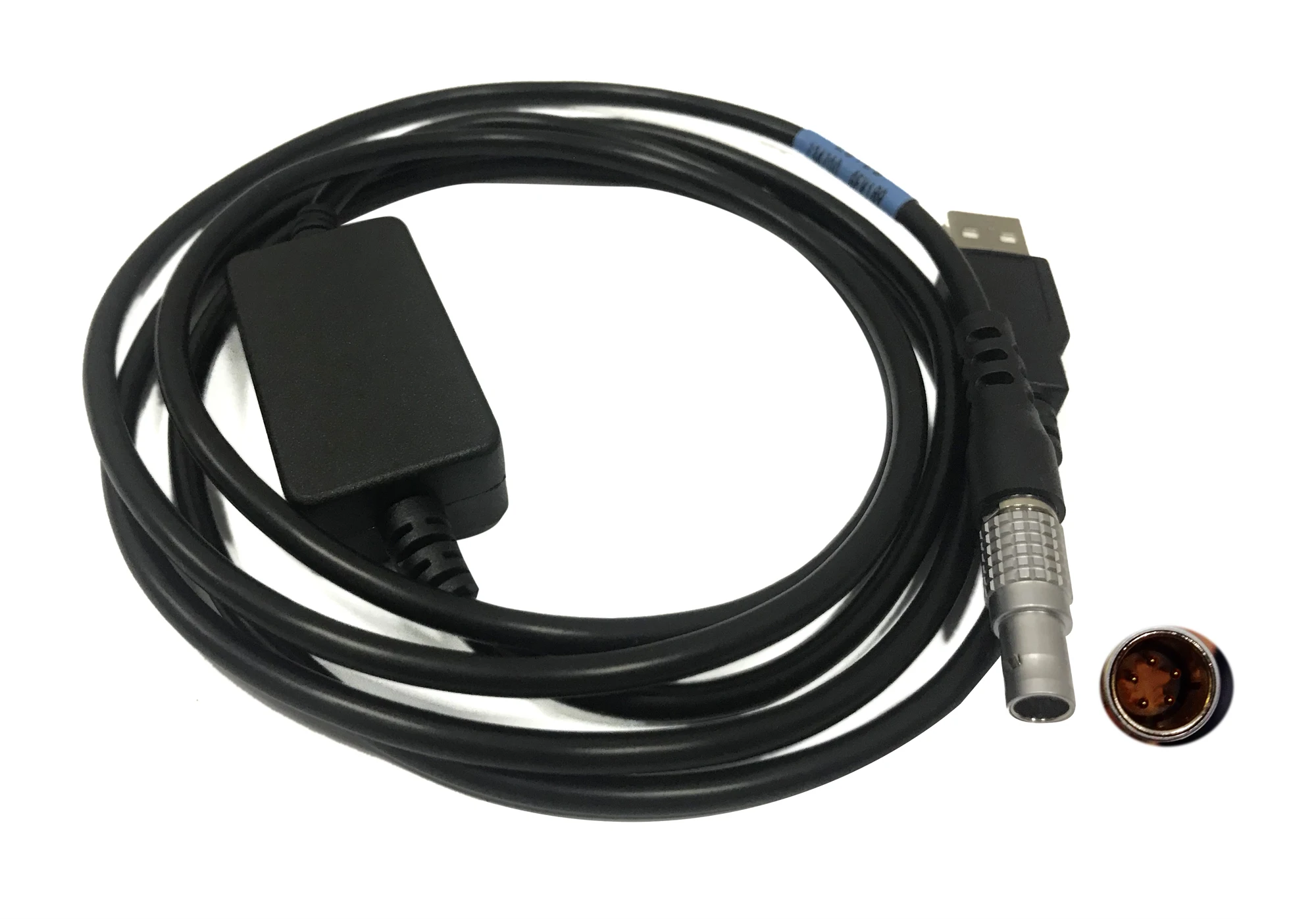 Equivalent GEV189 (734700) USB Data Download Cable For Leica Survey Total Station 0.B 5 Pin Leica USB Cable