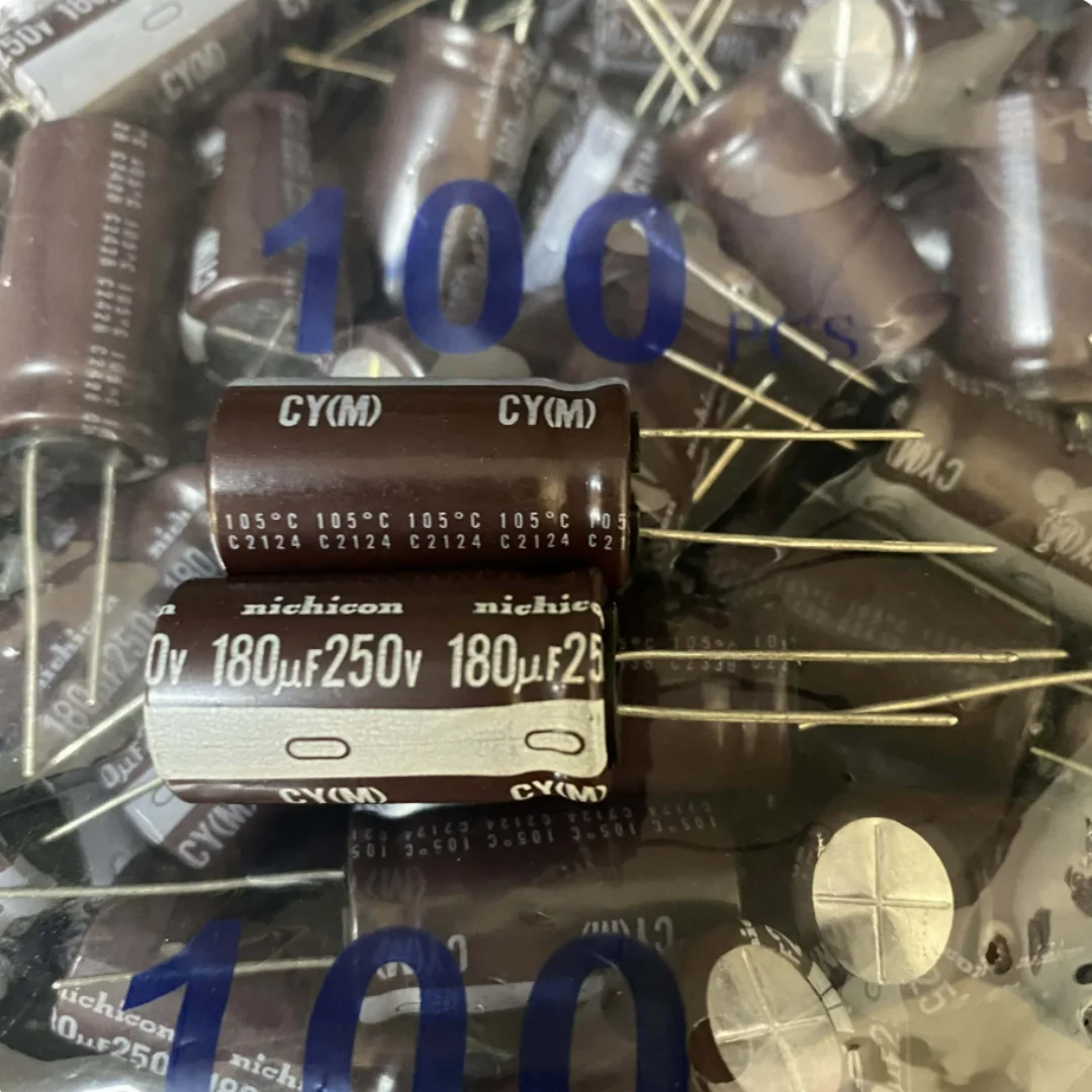 Brand new original Nichicon direct-in-line aluminum electrolytic capacitor 250V180UF 16x30 high quality