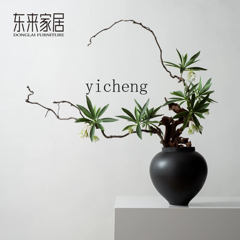 XL الصينية محاكاة نبات بونساي نادي غرفة الشاي فندق مطعم حالة قليلة زخرفة الأزهار #2