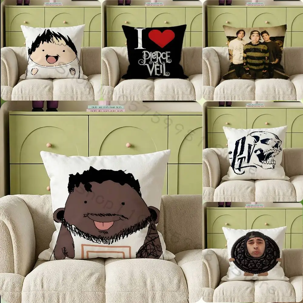Rock Band P-Pierce The V-Veil Gifts PillowCase Sofa Cushion Cover Suitable For Home Bedroom Room custom Decor