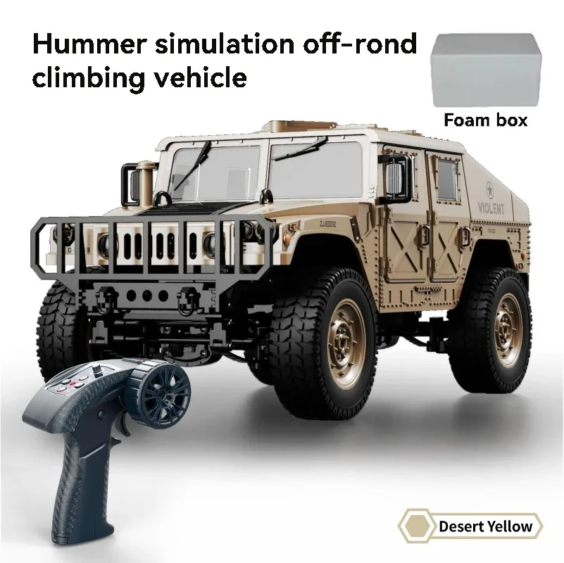 JJRC C8835 RC Car Simulation 4x4 All-terrain 2.4G Remote Control Car Off-road Climbing Electric Truck with LED Light RC Toy Gift image 3