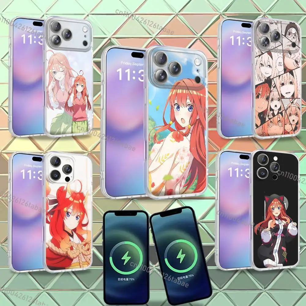 

I-Itsuki N-Nakano Phone Case For iPhone 16,14,11,17,13,15,12,Air,Plus,Pro,Max,E,Mini Frosted for MagSafe Magnetic