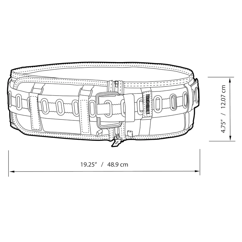 TOUGHBUILT TB-CT-40P Padded Belt for Professionals Steel Buckle Back Support Belt Thickened Protection Belt Durable