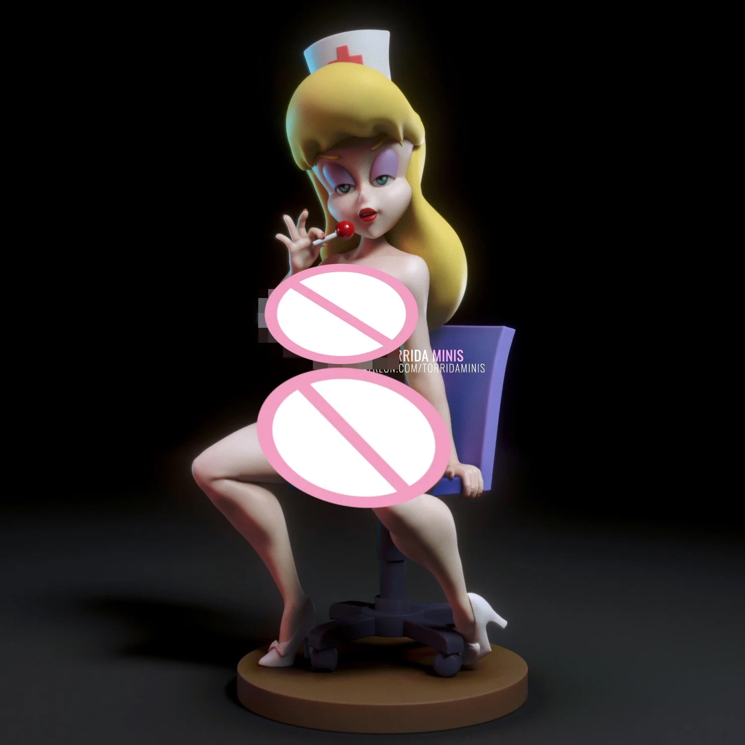 Figurina in resina in scala 1/24 Infermiera Nsfw Fai da te Due versioni Kit modello Giocattolo scultura non verniciato smontato