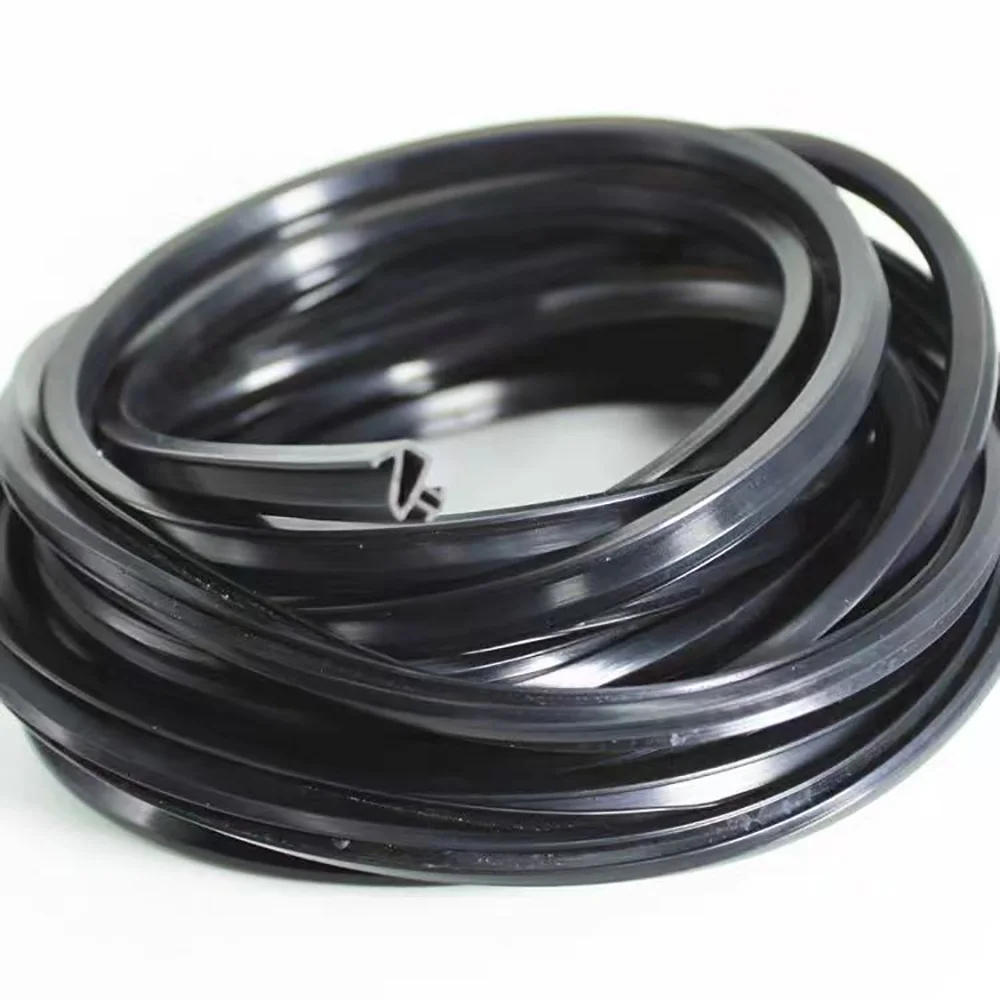 1/3/5M Bridge Cutoff Silicon Sealing Strips Card Slot Type Windproof Dust-Proof Seal Aluminum Alloy Door Window Soundproof Strip