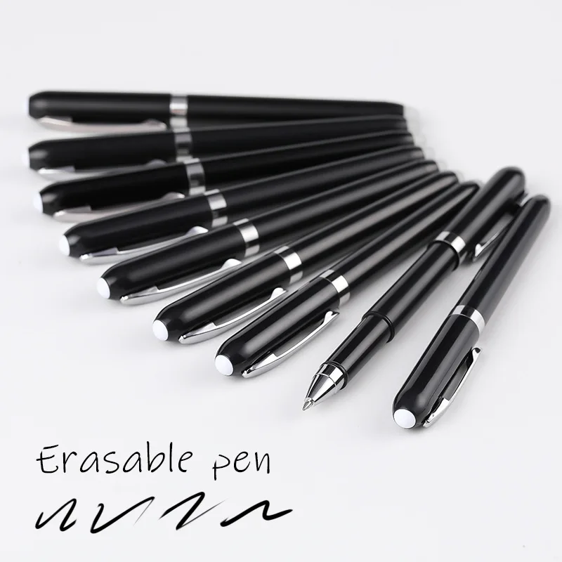 

Erasable Gel Pen Black Ink - Quick-Dry Water-Based, Heat-Erasable for Journals/Planners, Premium Stationery Supplies