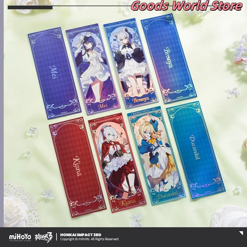 

Оригинальный лазерный билет Kiana Raiden Mei Bronya Durandal Mihoyo Honkai Impact 3 Броня, косплей, аниме-игра, подарок на Рождество и день рождения