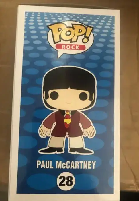 Funko Pop Os Beatles Brinquedos John Lennon Paul MCcARTNEY GEORGE HARRISON RINGO STARR AZUL MEANIE 27 28 29 30 Vinil FigureToy