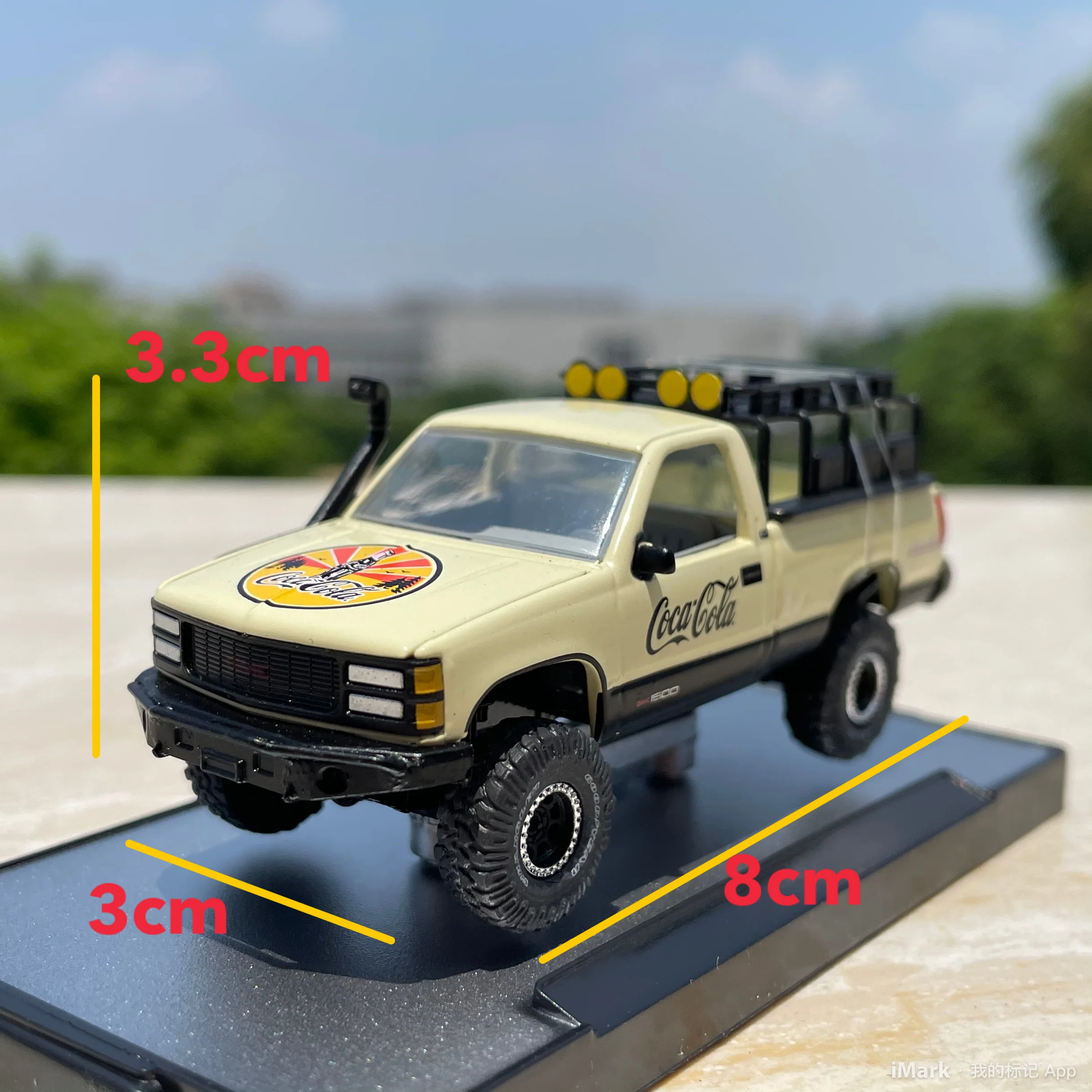

Diecast M2 1:64 Scale GMC 4X4 Pickup Outdoor Explorer Static Alloy Car Model Collectible Toy Gift Souvenir Display Ornament