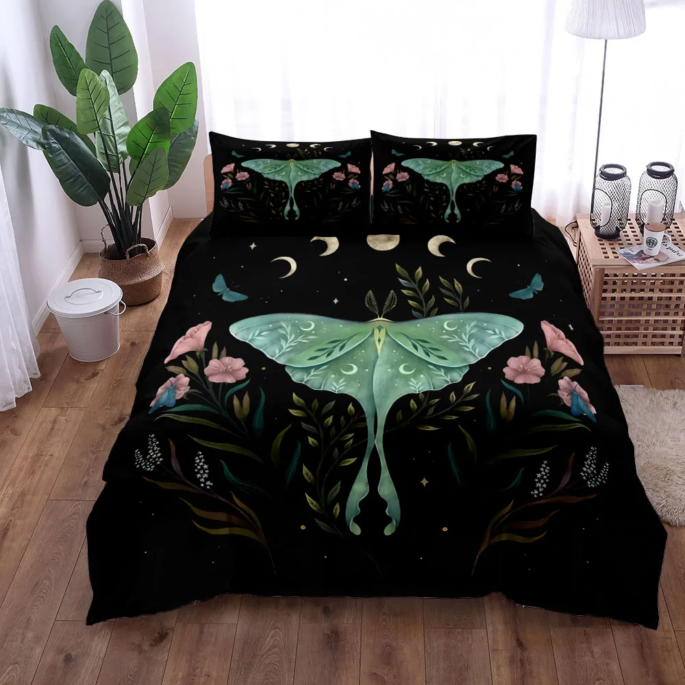 Olive Garden N Serpent Mystery Duvet Cover Set King Queen Double Full Twin Single Size Bed Linen Set