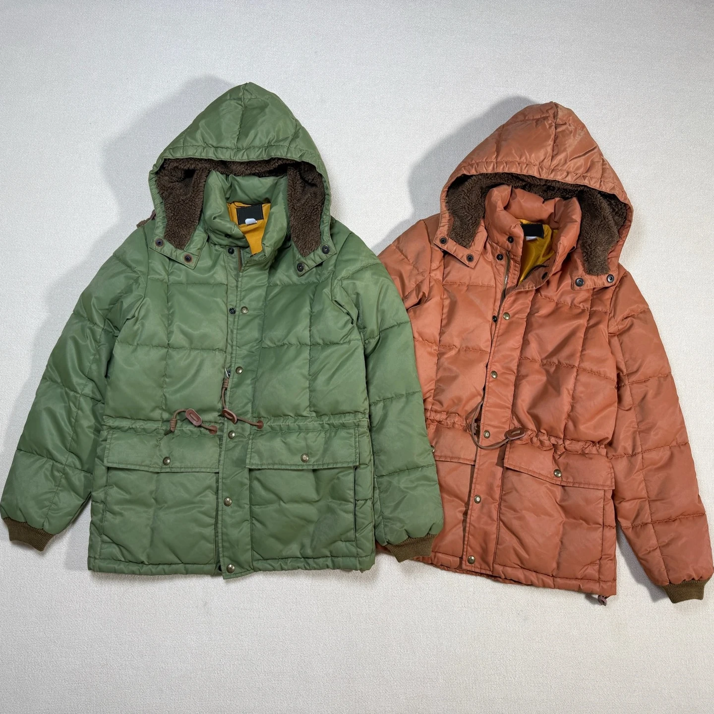 

Американская рабочая одежда в стиле ретро со съемным капюшоном, хлопковое джетовое нейлоновое теплое ветрозащитное пальто средней длины, повседневное пальто