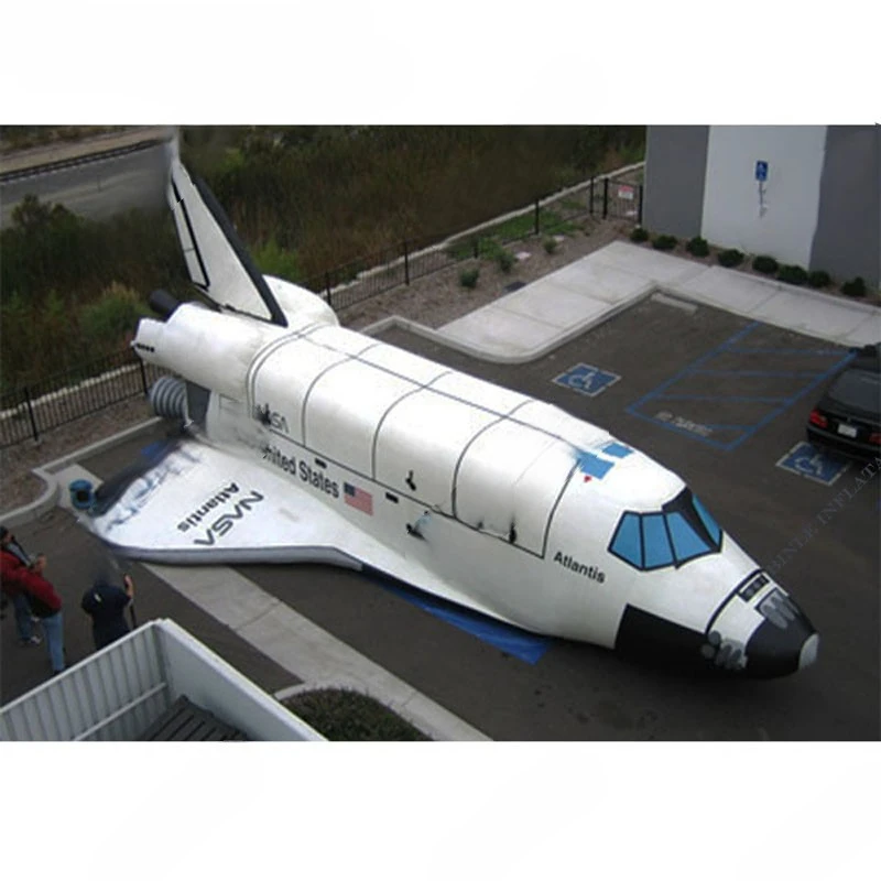 

Jumbo Inflatable Free Printing Airplane Model Inflatable Space Shuttle for Advertisement New Design Customized