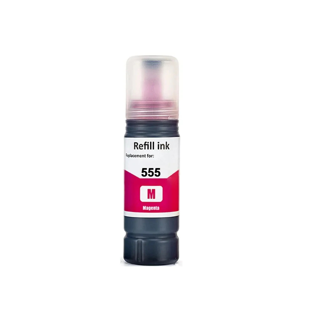 Imagem -04 - Tinta de Reenchimento Compatível para Epson Água-tinta Baseada da Garrafa Et8550 Ecotank L8160 L8180 554 555 T552 Compatível