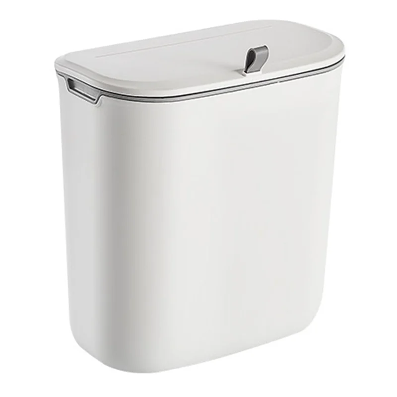 Der wandmontierte Mülleimerabdeckung AY03-9L eignet sich für Küchenschranktüren. Hängender Papierkorb