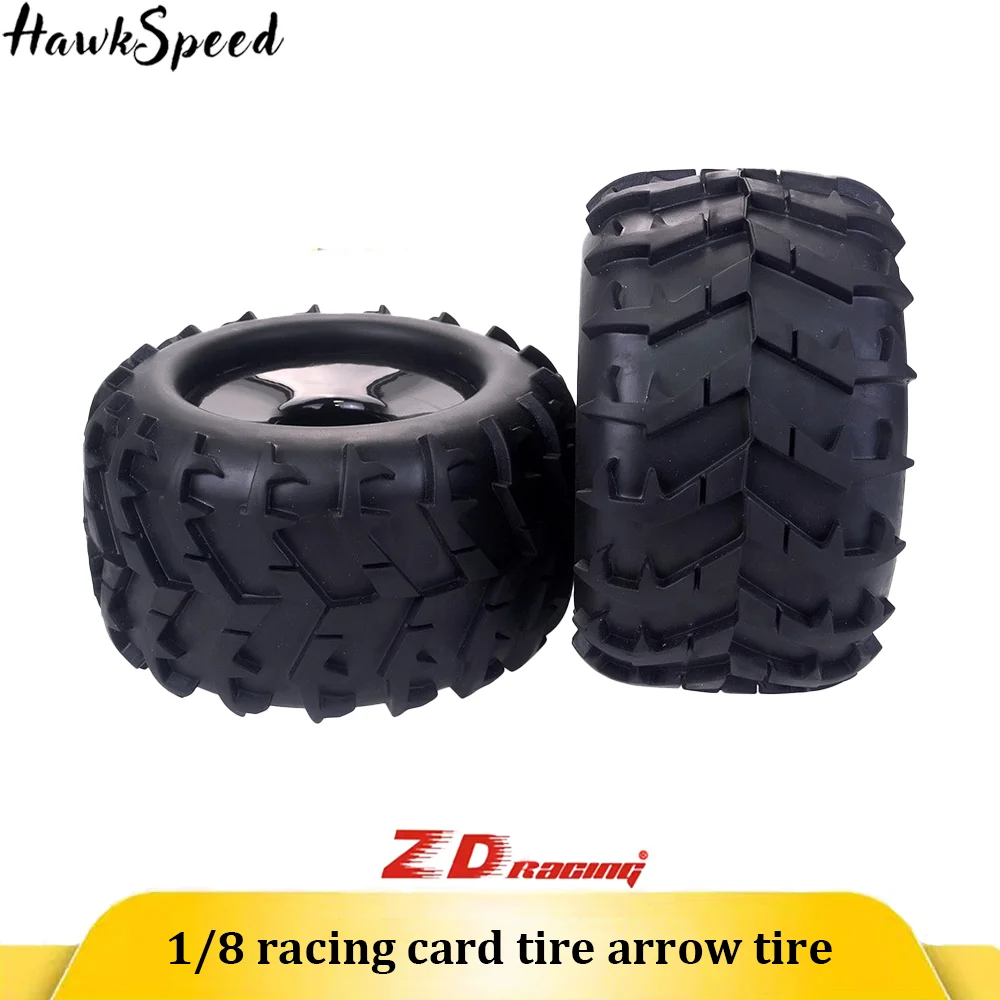 ZD Racing 2PCS 17mm Hub Hex 150mm wheel tires for Redcat Hsp Kyosho Hobao Hongnor 1/8 Truggy Monster Truck Truggy