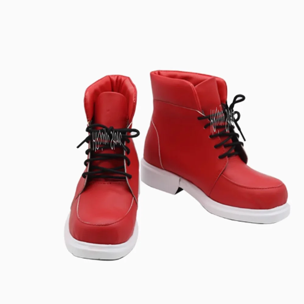 

Midoriya Izuku Cosplay Boots - Unisex Scarlet Red Breathable Customizable Anime Shoes