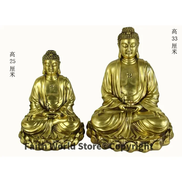 Special offer--TOP collection Home Decor Religious Shakyamuni figure of Buddha Buddhism Brass Decoration