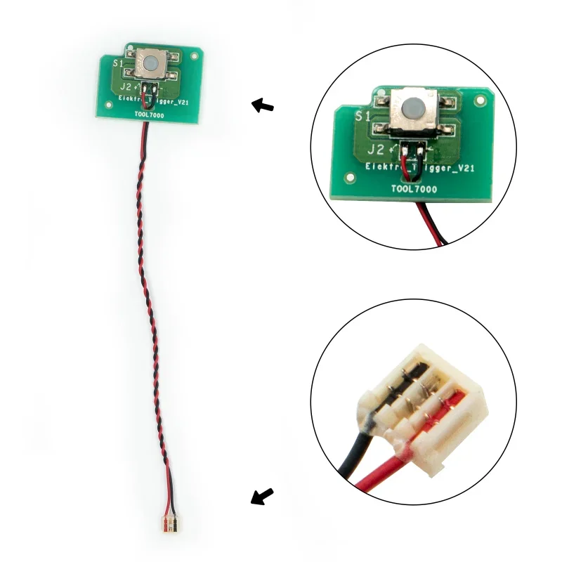 10Pcs Trigger Switch PCB Replacement for Symbol MC330K-G MC3300 Series Parts