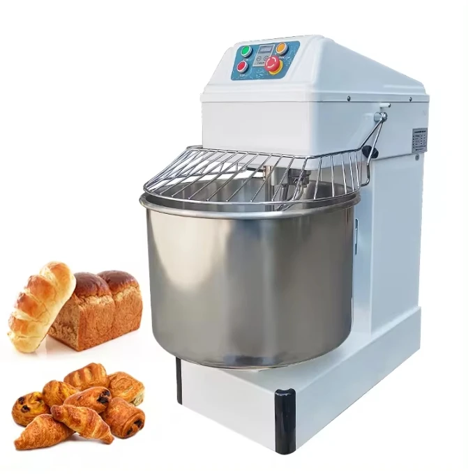 

Stainless Steel Industrial Dough Mixer New Condition Removable Spiral Bowl for Bread Cake Making