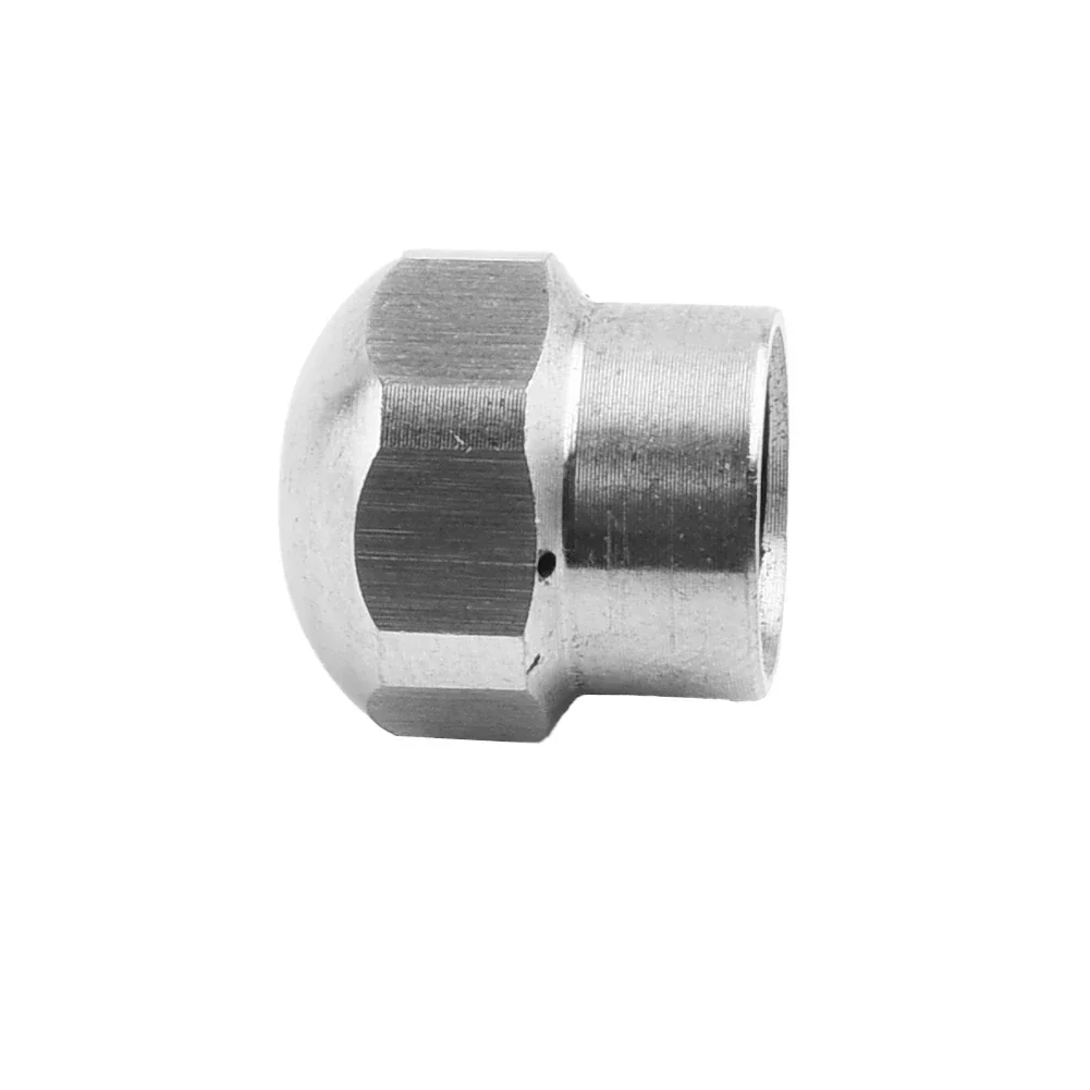 Drain Cleaning Nozzle 1/8 Inch Stainless Steel High Pressure Washer Hose Sewer Pipe Cleaner Spray Holes Cleaning Tools Versatile