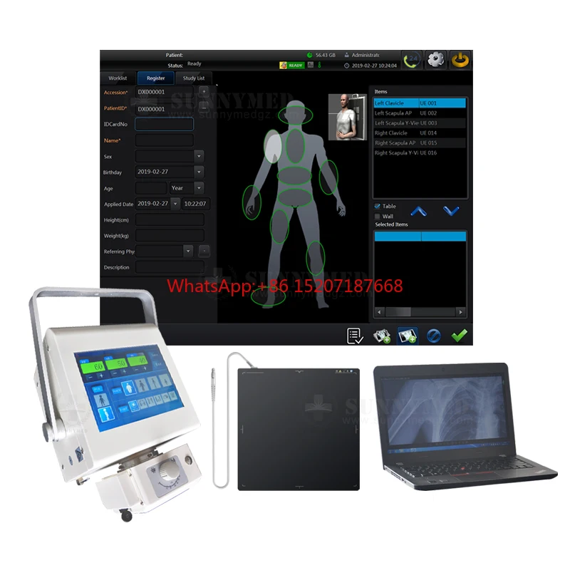 SY-D019N Veterinary DR Digital X-ray System Wired Wireless Digital Flat Panel Detector Price