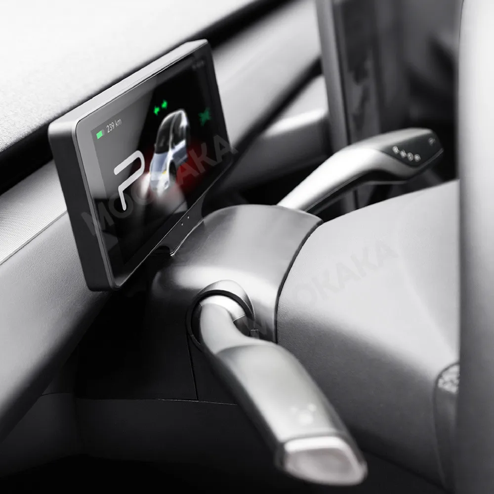Car dashboard Auto Gauge For Tesla Model 3 Y Refresh Car LCD Instrument Digital Cluster Dashboard Panel Linux system Speed Meter