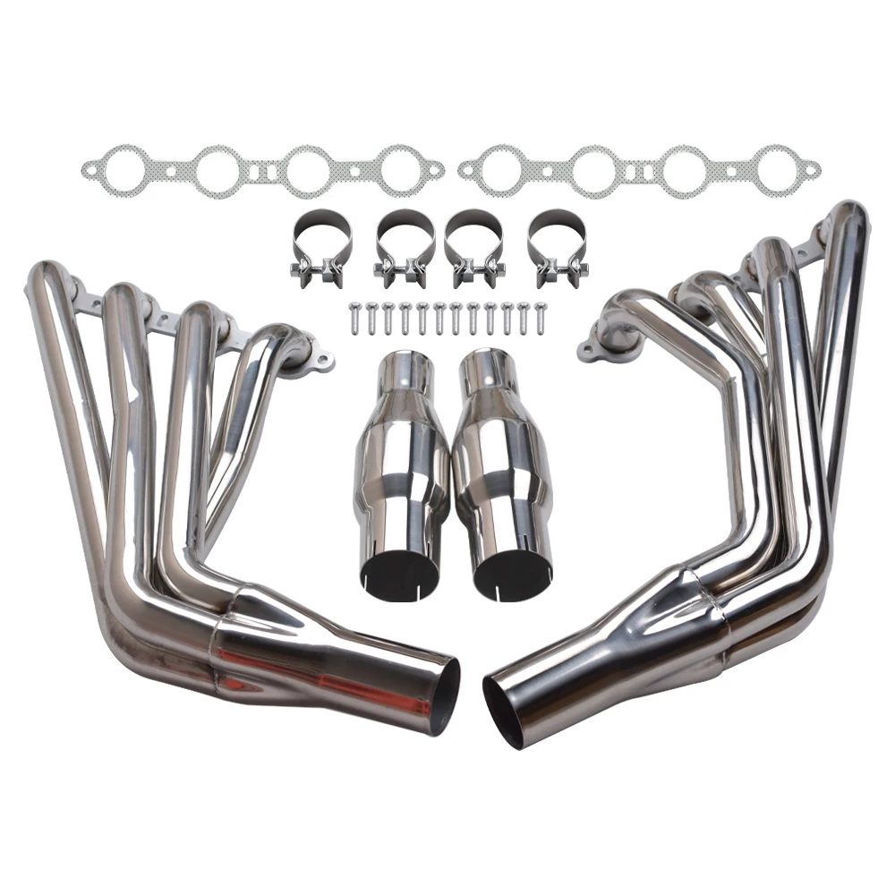 

Long Tube Stainless Manifold Headers For 2010-2015 Chevy Camaro SS LS3 6.2L V8