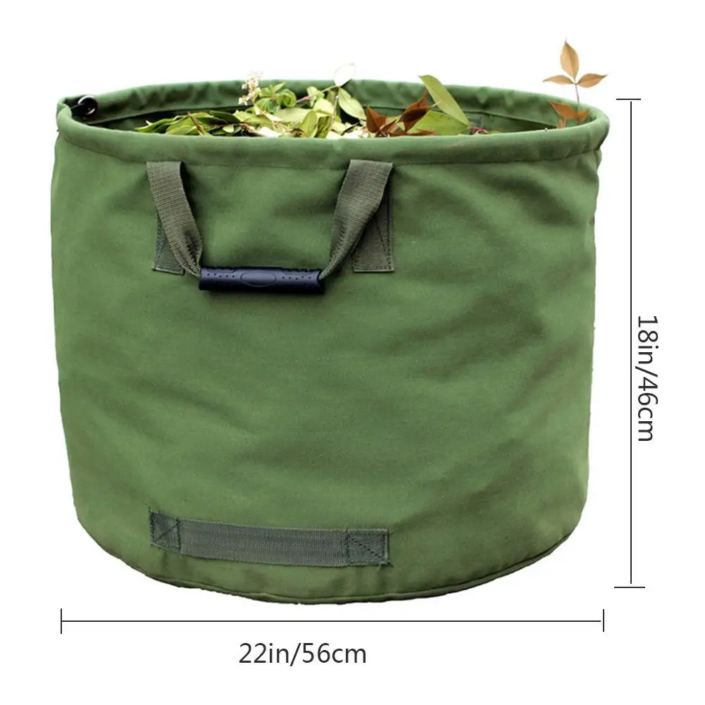 Garden Leaf Compost Bag Garden Leaf Bucket Yard Bucket Foldable Outdoor Garbage Bin Storage And Turnover Bag