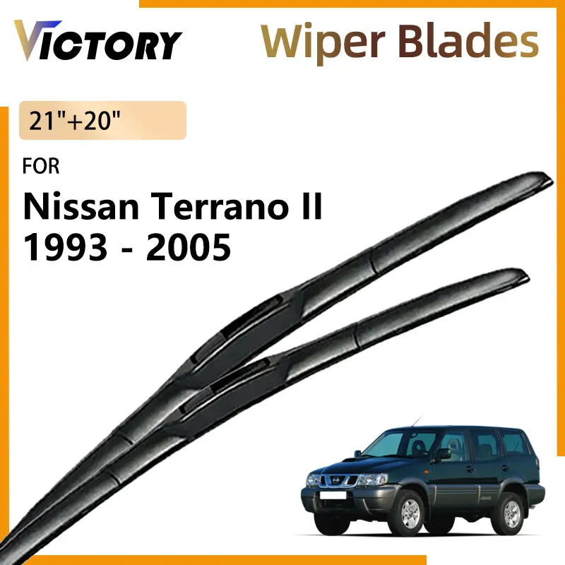 For Nissan Terrano II R20 Mistral Terrano Maverick 1993 - 2005 Accessories Front Wiper Blades Windshield Windscreen Window Brush