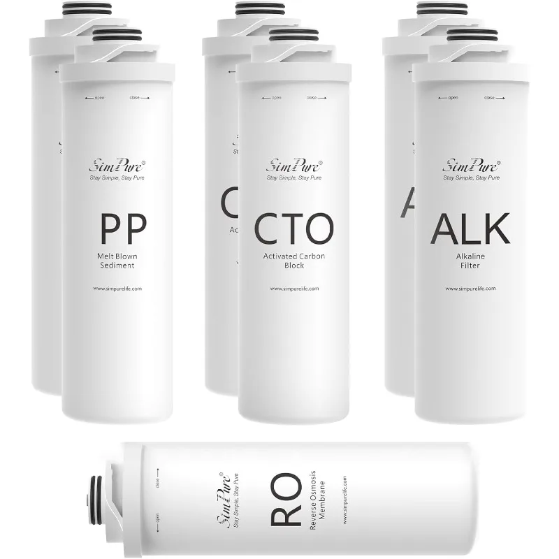 T1-400ALK 1 Year Replacement Kit for T1-400ALK Tankless Reverse Osmosis Water Filtration System