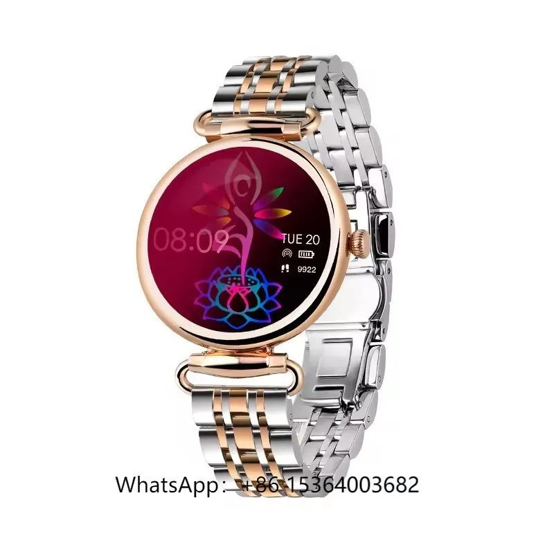 

1.28Inch Amoled Smart Watch Lady Fashion Blood Oxygen Heart Rate Smart Bracelet Watch BT Call Smartwatch