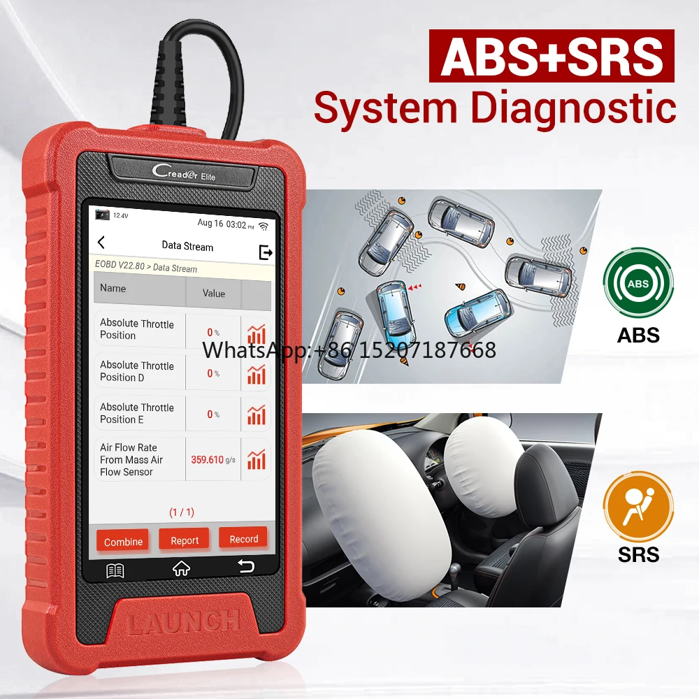 X431 OBD2 أدوات تشخيص أعطال السيارات ، واي فاي الماسح الضوئي التلقائي ، تحديث مجاني ، CR619 ، Pk ، ABS ، sr ، إطلاق ، CRE200 ، جديد ،