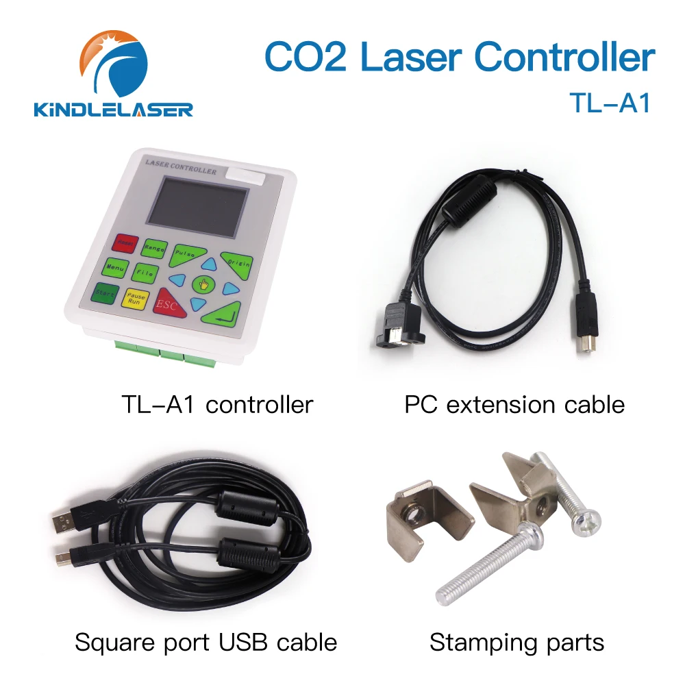 Kindelaser TL-A1 Laser Controller System for Co2 Laser Engraving Cutting Machine K40 Laser 3020 6040 Replace Ruida Leetro Trocen