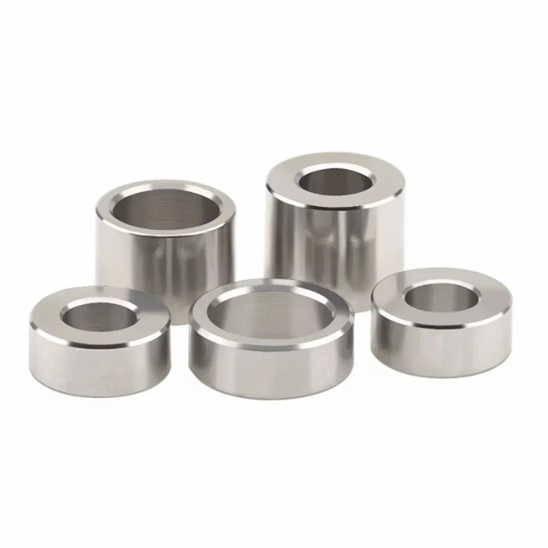 10Pcs M10 M12 Stainless Steel Spacers Standoff Unthreaded Round Bushing Sleeve Washers