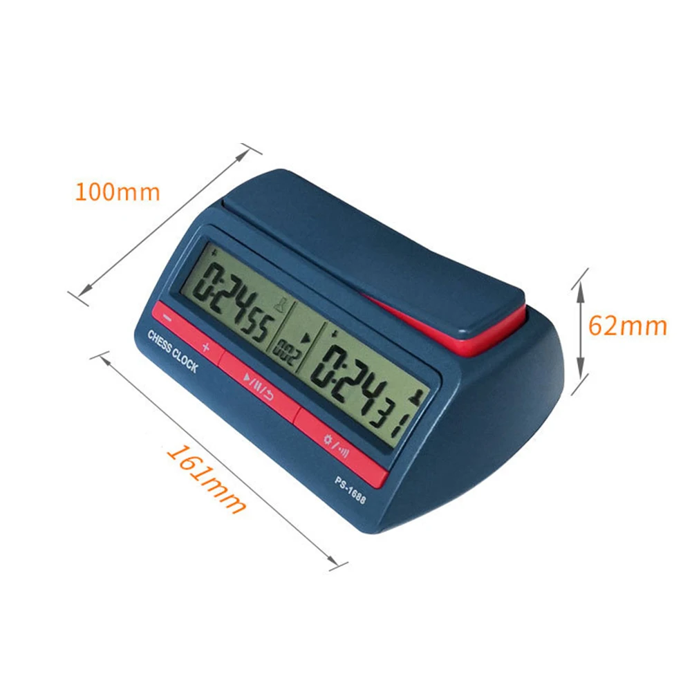 Stopwatch Board Clock Professional Digital Chess Clock Plastic Battery Powered Multifunctional Lightweight for Training Teaching view 6