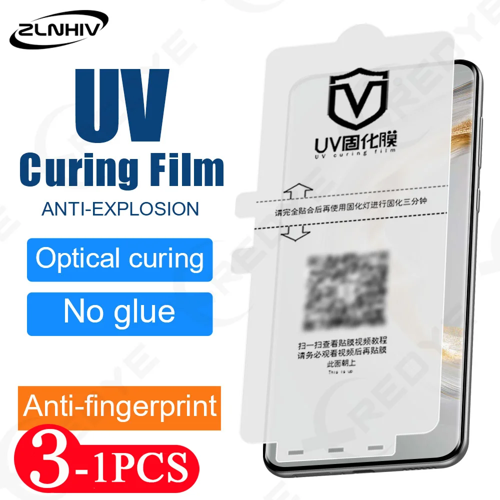 3/2/1 Pcs soft full cover UV light curing protective film for Huawei Mate 70 60 50 Nova 13 12 Pro screen protector Pura 70 Ultra