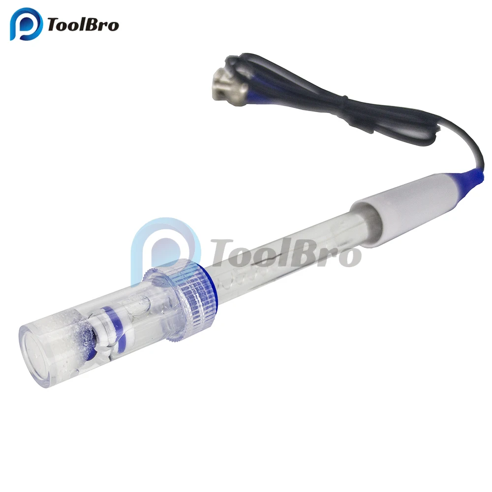 Imagem -04 - Sonda de Sensor de Eletrodo de ph Conector Bnc Experiência da Indústria Piscina de Laboratório Analisador de Água de Chuva ph Medidor Tester E6501 Fábrica