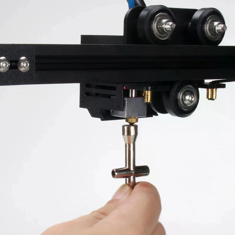 

4 In1 M2 M2.5 M3 M4 Screw Nut 3D Printer Nozzle Tool Hexagonal Cross Wrench For E3D V6 MK8 Nozzles Mini Spanner