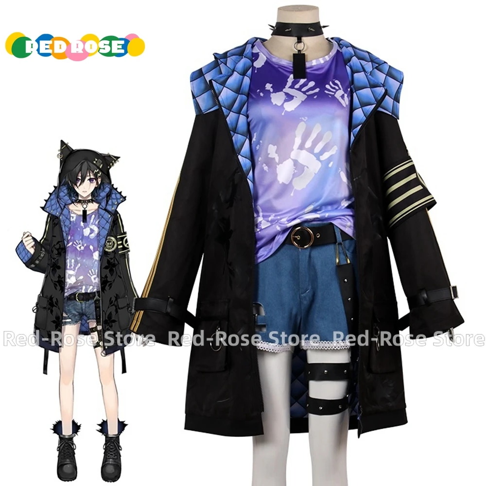 

Unisex Anime Cos Kanade Izuru Cosplay Costumes Outfit Halloween Christmas Uniform Custom Size